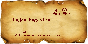 Lajos Magdolna névjegykártya